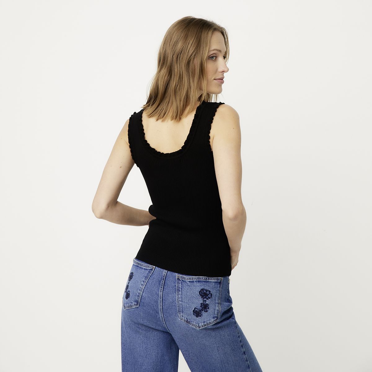 VERO MODA - Polera Lisa sin Mangas Mujer Vero Moda