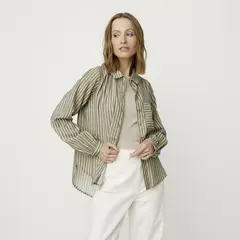 VERO MODA - Blusa Estampada Rayas con Bolsillo Mujer