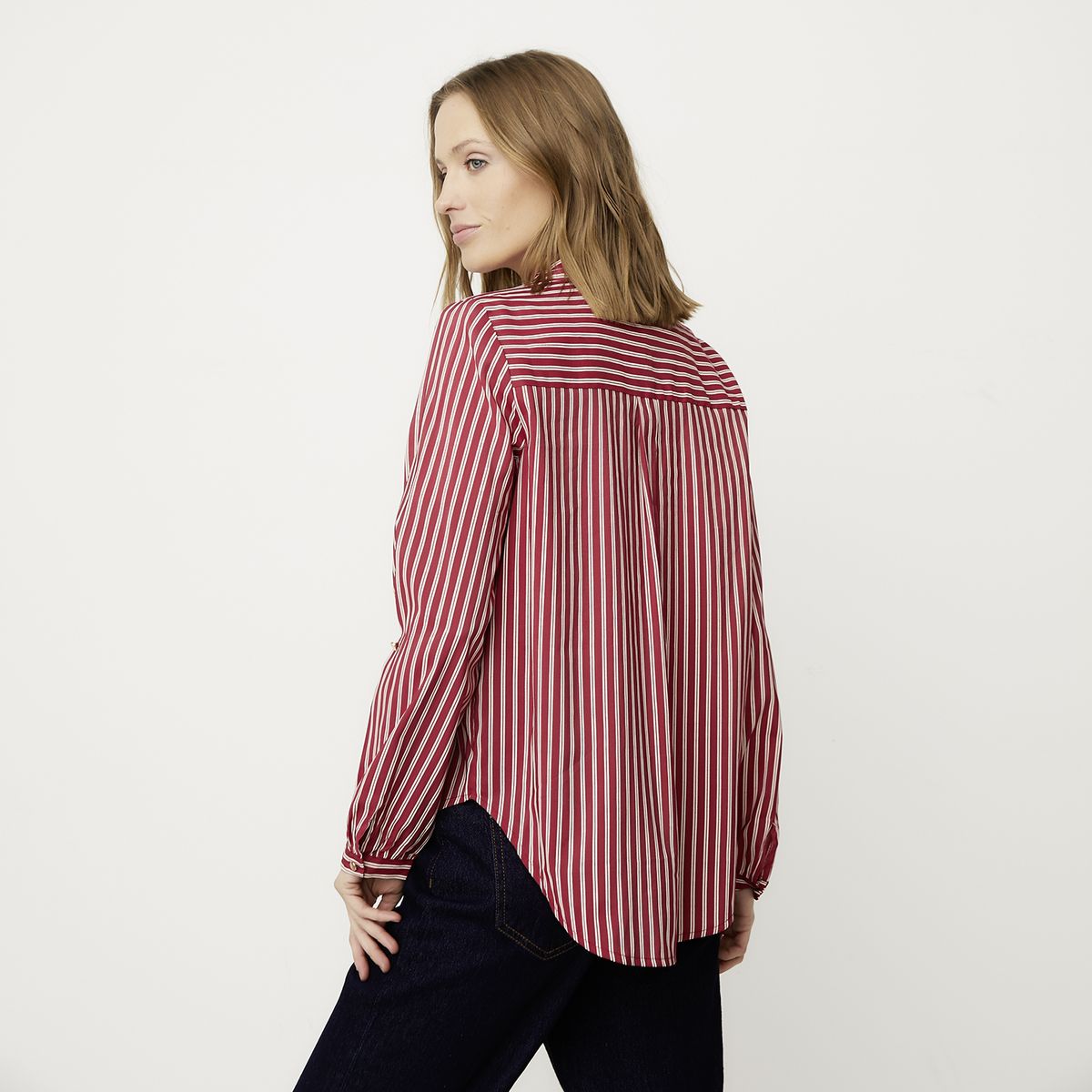 VERO MODA - Blusa Estampada Rayas con Bolsillo Mujer Vero Moda