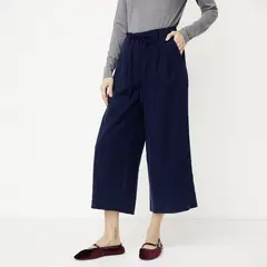 VERO MODA - Pantalón Ancho con Amarra Cintura Mujer