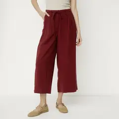 VERO MODA - Pantalón Ancho con Amarra Cintura Mujer