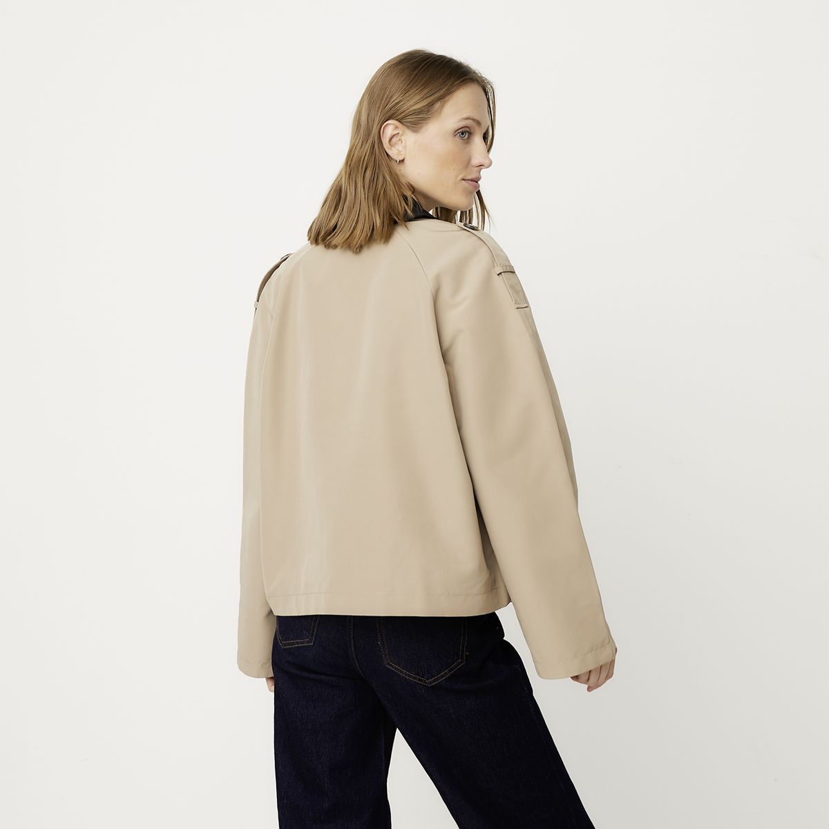 VERO MODA - Chaqueta Contraste Cuello Con Botones Mujer Vero Moda