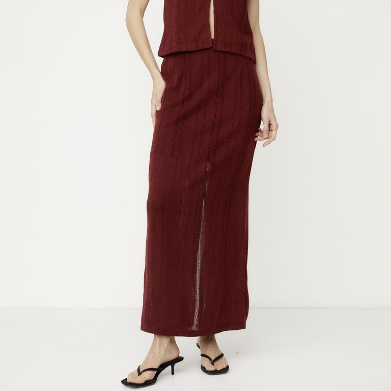 Falda Midi Conjunto Mujer