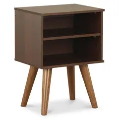 STANFORD - Velador 1 Repisa Chocolate