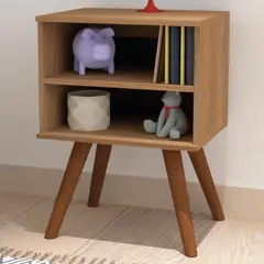 STANFORD - Velador 1 Repisa Nogal