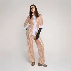HAND OVER - Blusa Lentejuelas Mujer