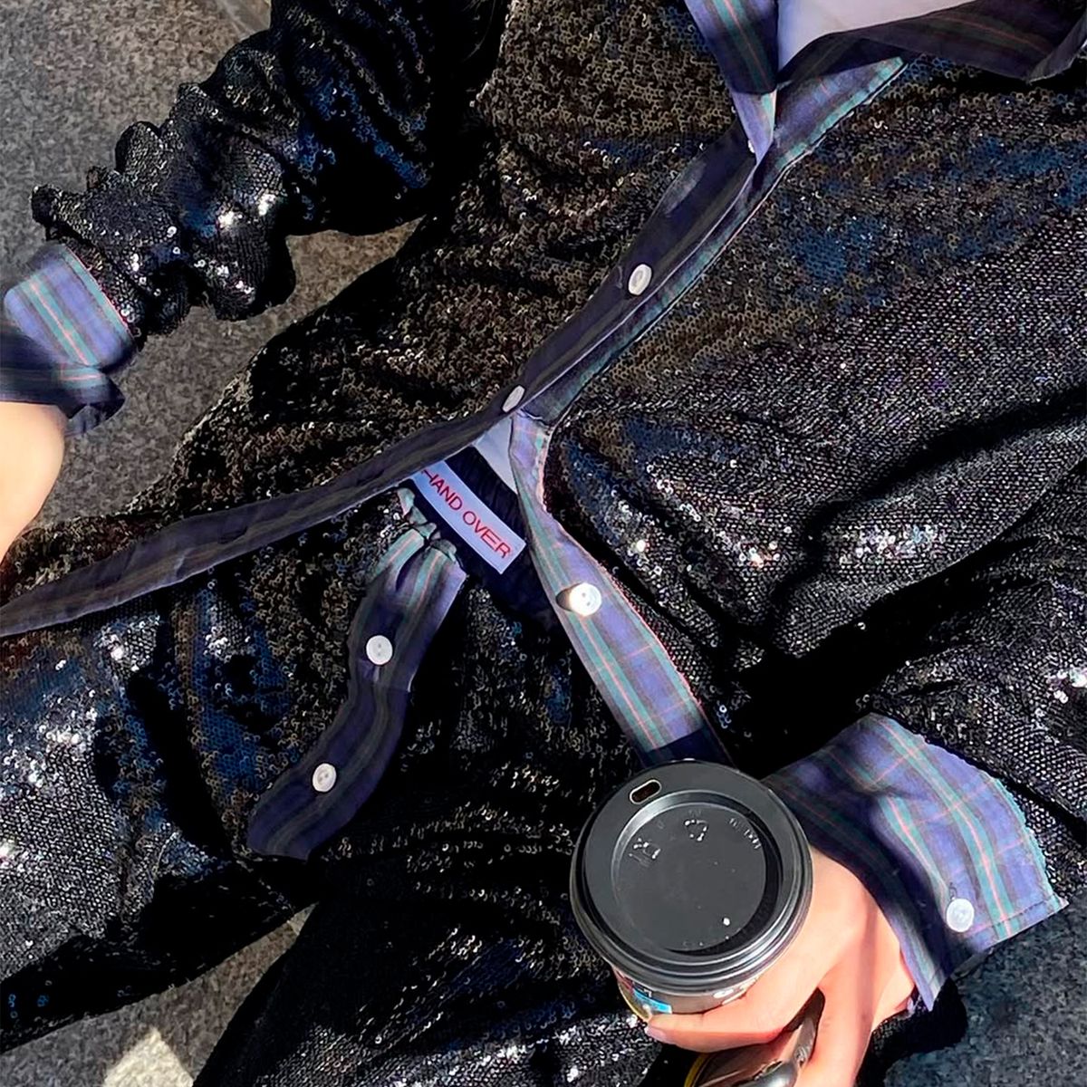 HAND OVER - Blusa Lentejuelas Césars Mujer Hand Over