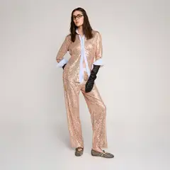 HAND OVER - Pantalón Lentejuelas Mujer