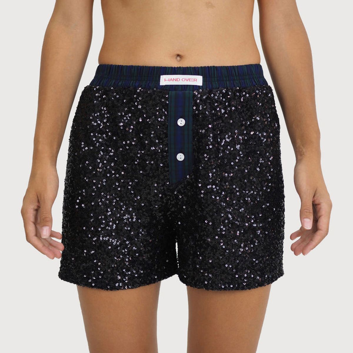 HAND OVER - Short Lentejuelas César Mujer Hand Over