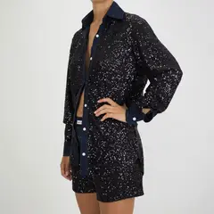 HAND OVER - Short Lentejuelas César Mujer