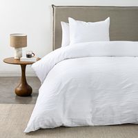 Funda Plumón 1.5 Plazas Weaves White