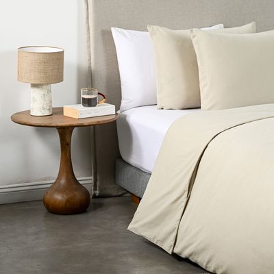 Imagen 2 del producto Funda Plumón King Liso Crudo