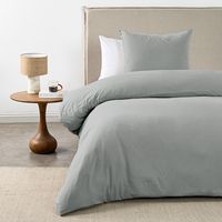 Funda Plumón 1.5 Plazas Liso Gris