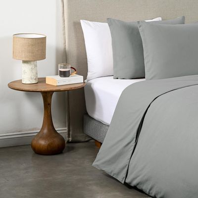 Imagen 2 del producto Funda Plumón King Liso Gris