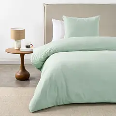 CANNON - Funda Plumón 1.5 Plazas Liso Sage