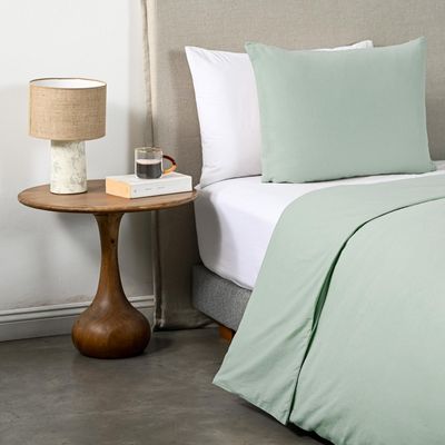 Imagen 2 del producto Funda Plumón 1.5 Plazas Liso Sage