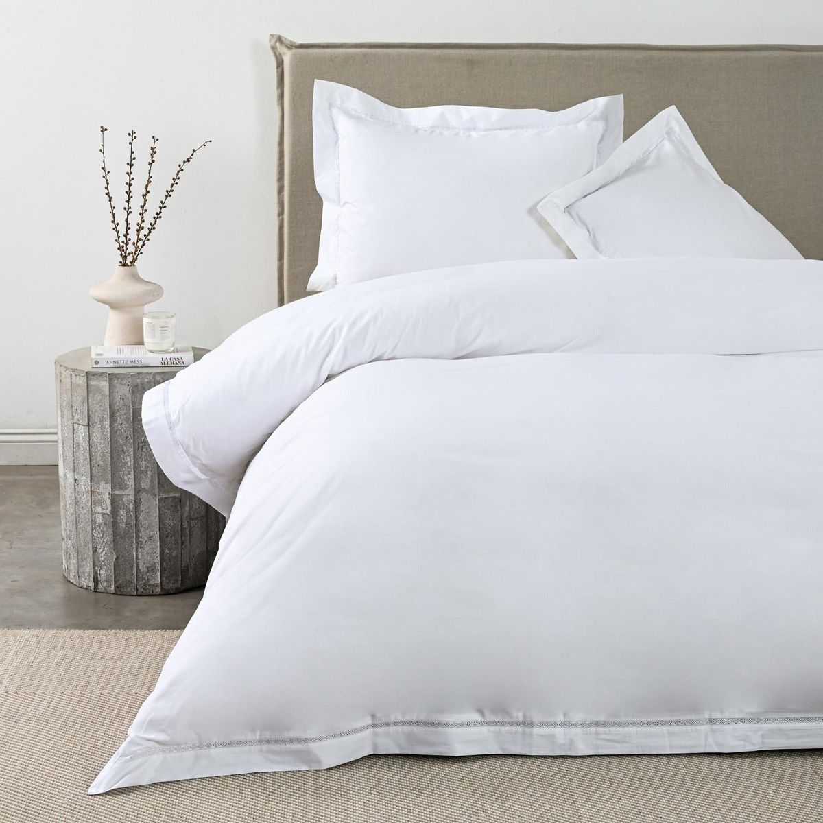 ROYAL SUPREME - Funda Plumón King 200 Hilos Bord Peonia Royal Supreme