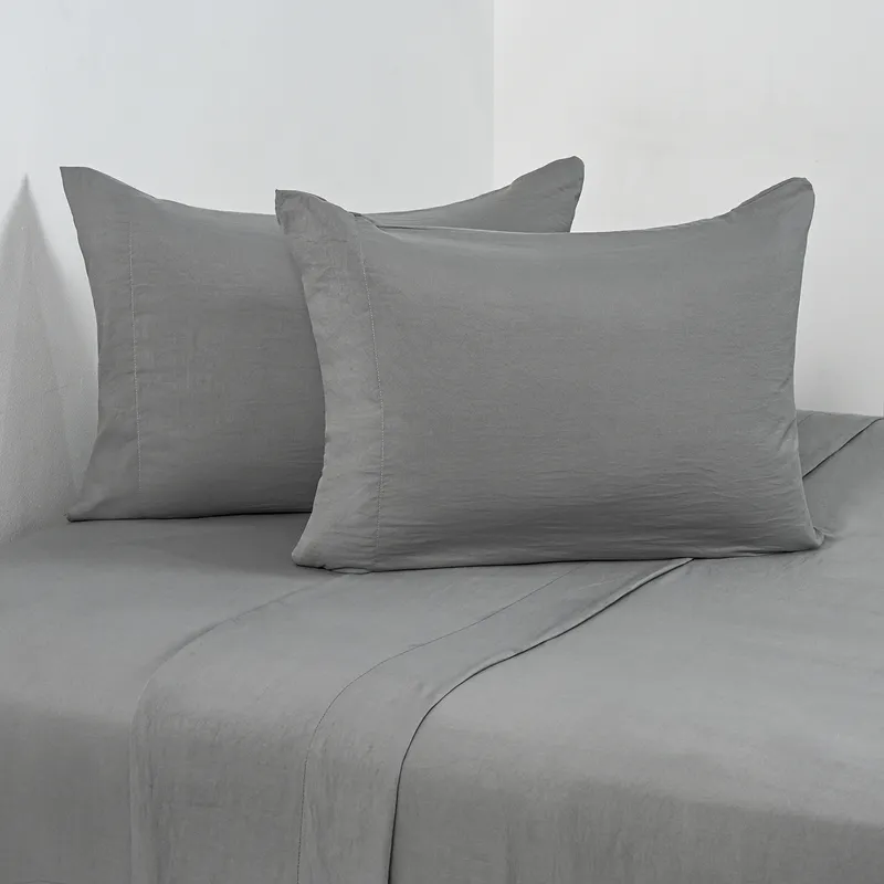 CANNON - Juego De Sábanas Liso Prewash Cannon