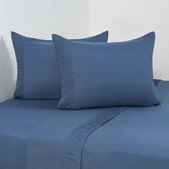 CANNON - Sábana Microfibra Plizada American Family