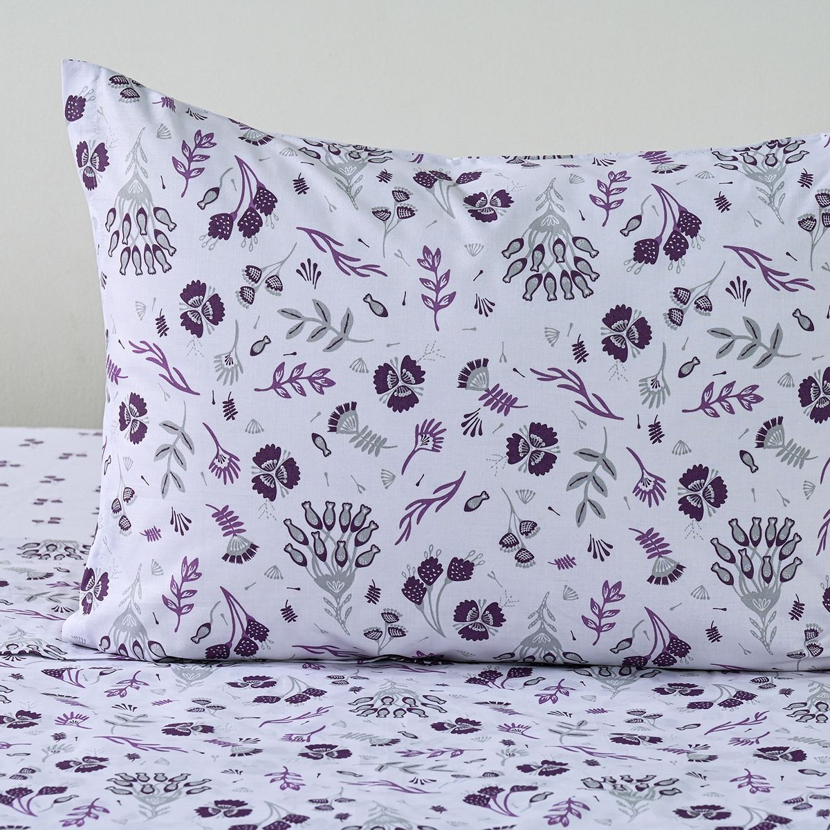 CANNON - Juego De Sábanas 1.5 Plazas 144 Hilos Adel Lila Cannon