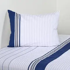 CANNON - Sábana 144 Hilos Marino American Family