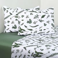 Sábana 200 Hilos Estampada Greenery