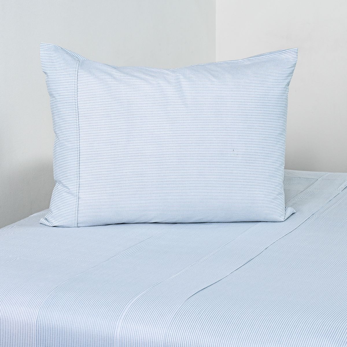 CANNON - Juego De Sábanas 1.5 Plazas 144 Hilos Stripe Sage Cannon