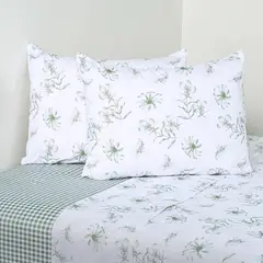 CANNON - Juego De Sábanas 200 Hilos Bouquet