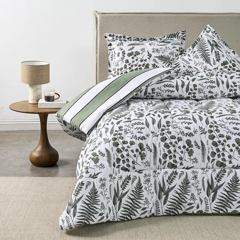 Plumón Estampado Greenery