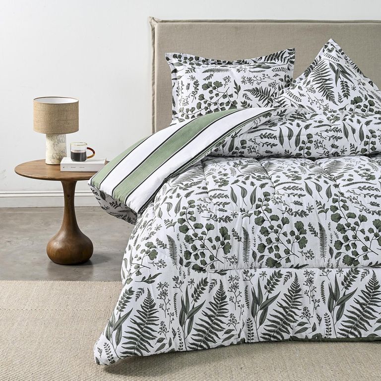 Plumón Estampado Greenery
