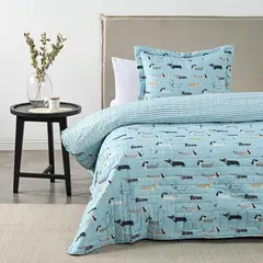 CANNON - Quilt 1.5 Plazas Dog