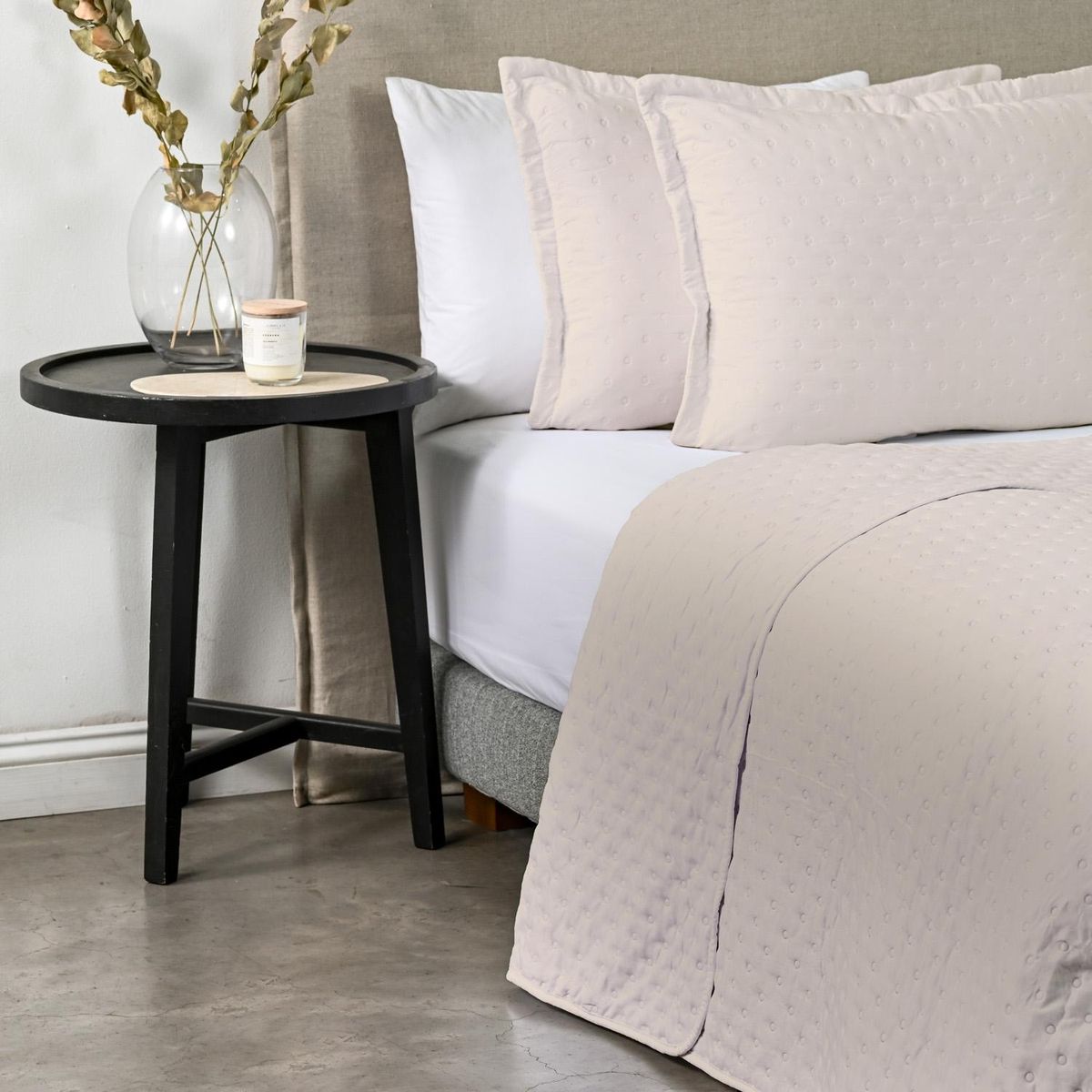 CANNON - Quilt Super King Dots Heatpress Beige Cannon