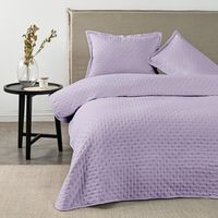 Quilt 2 Plazas Dots Heatpress Malva