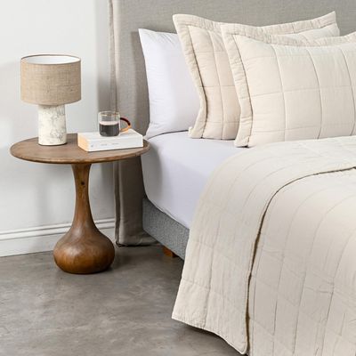 Imagen 2 del producto Quilt King Liso Block Beige