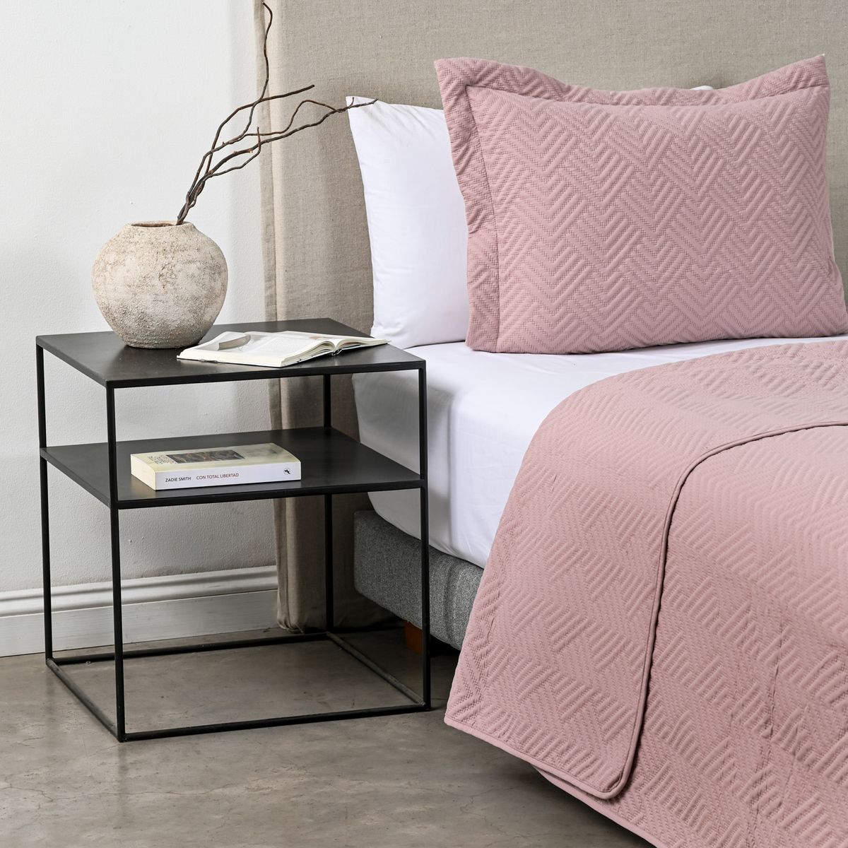 CANNON - Quilt 1.5 Plazas Tulum Pink Cannon