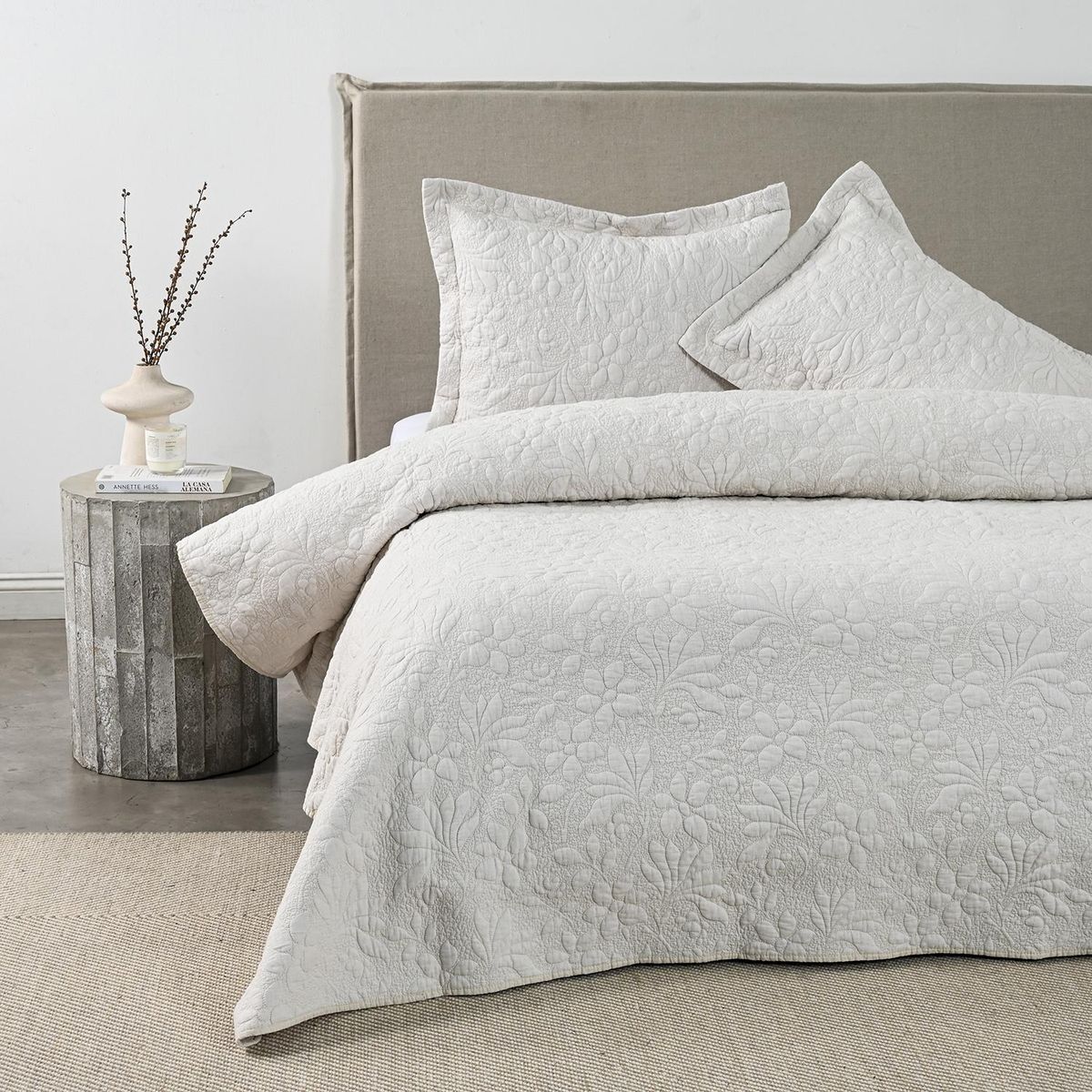 CANNON - Quilt 2 Plazas Liso Garden Sand Cannon