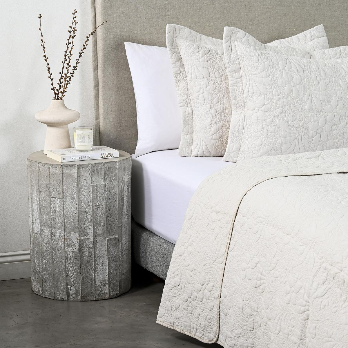 CANNON - Quilt 2 Plazas Liso Garden Sand Cannon