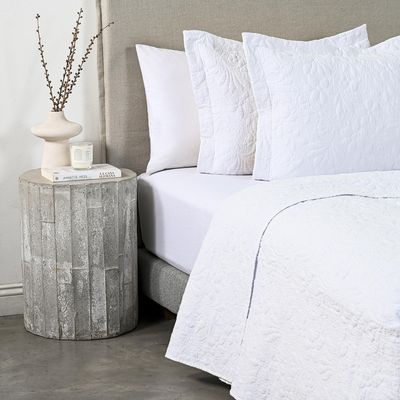 Imagen 2 del producto Quilt Super King Liso Garden White