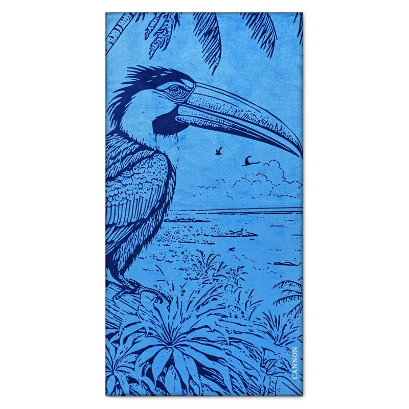 CANNON - Toalla De Playa 320 Gr Velour Celsia 75X150 Cm Cannon