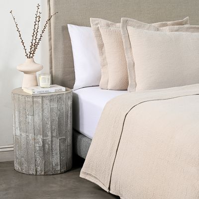 Imagen 2 del producto Cubrecama Super King Mila Crudo