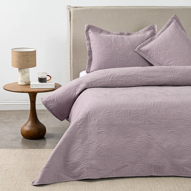 Quilt 2 Plazas Matelado Rosa