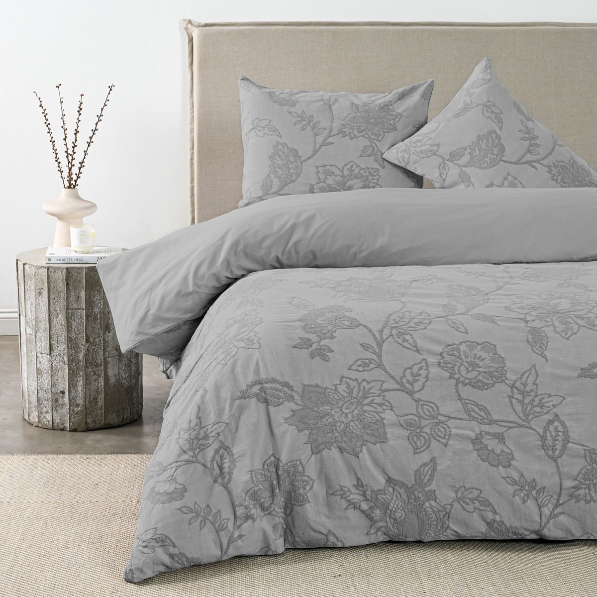 ROYAL SUPREME - Funda Plumón 2 Plazas Lauren Gris Cannon