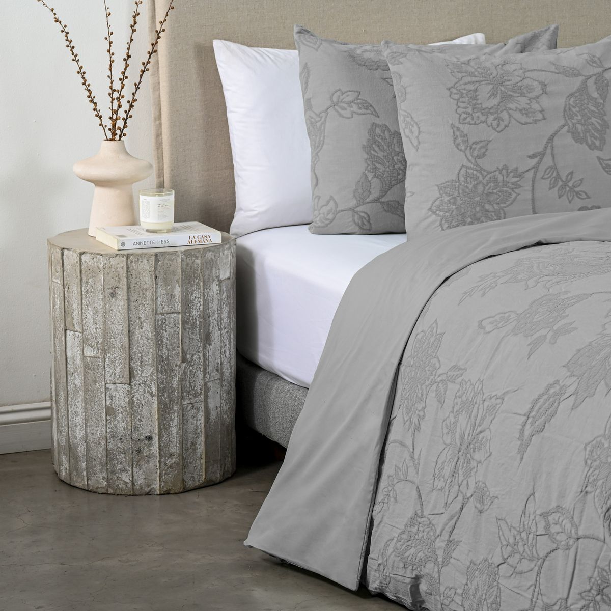 ROYAL SUPREME - Funda Plumón 2 Plazas Lauren Gris Cannon