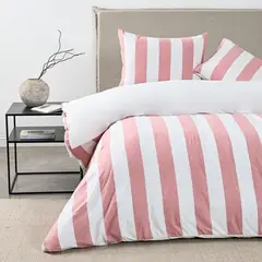 ELEMENTS & CO - Funda Plumón 2 Plazas Stripe Terra Cannon