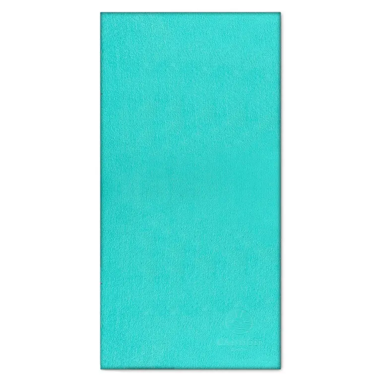 Toalla Playa Bolso 380Gr Fluor Turquesa 80X160Cm