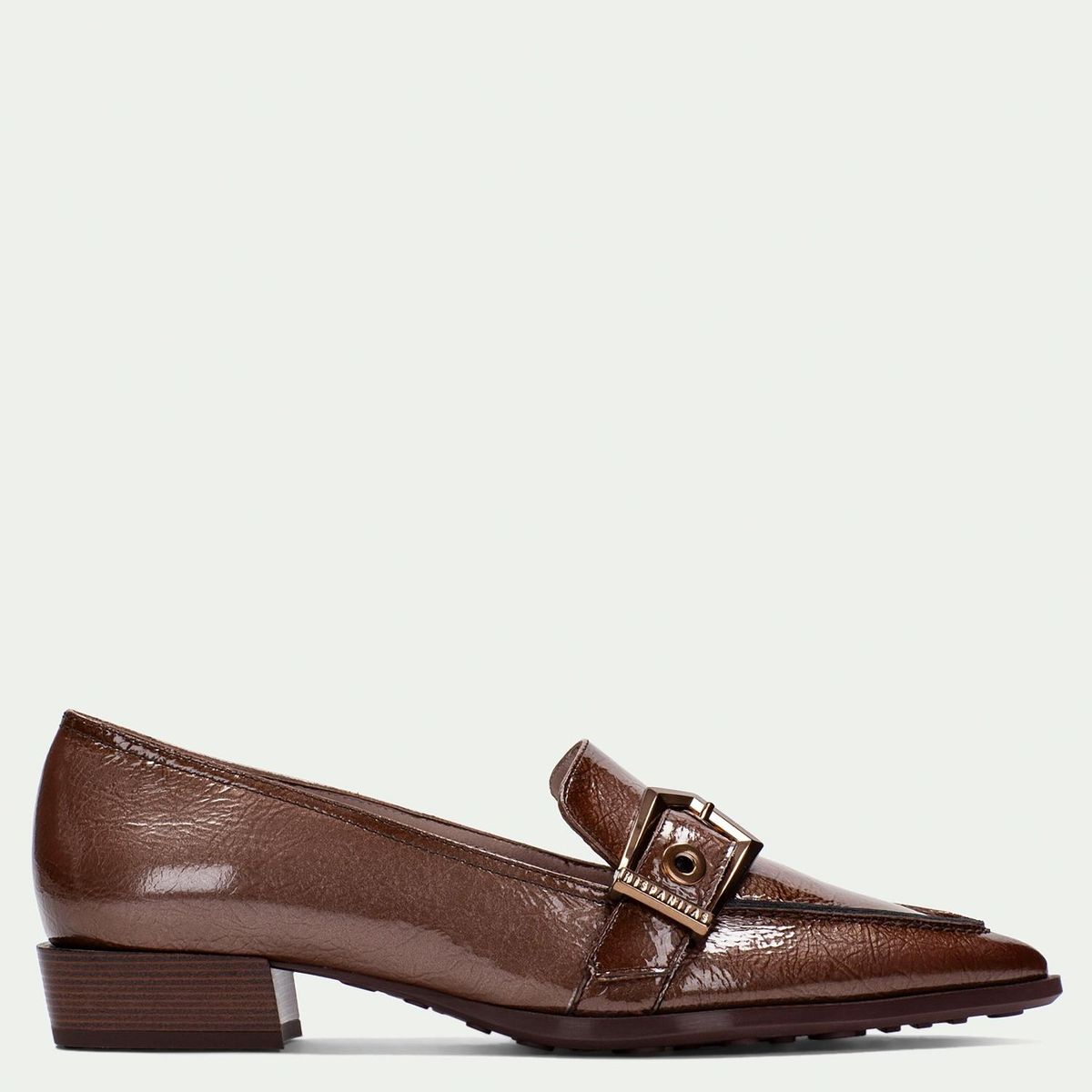 HISPANITAS - Mocasín Mujer Cuero Café Hispanitas