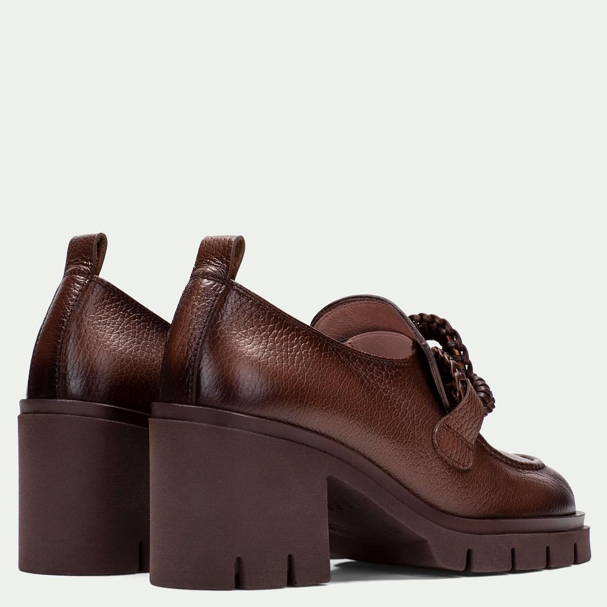 HISPANITAS - Zapato Casual Mujer Cuero Café Hispanitas