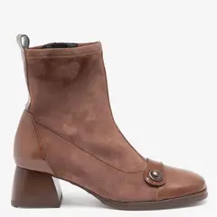 HISPANITAS - Botín Mujer Cuero Café