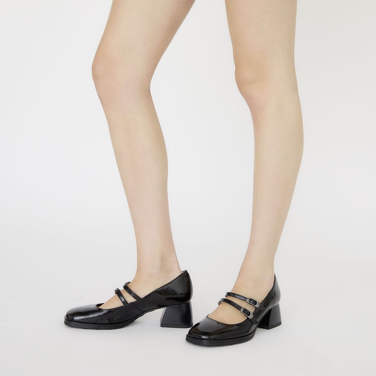 HISPANITAS - Zapato Casual Mujer Cuero Negro Hispanitas