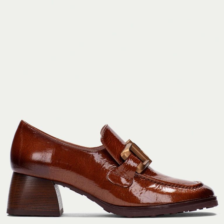 Zapato Casual Mujer Cuero Café